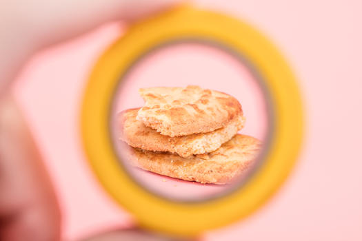 甜品点心饼干平面创意摆拍图片素材免费下载