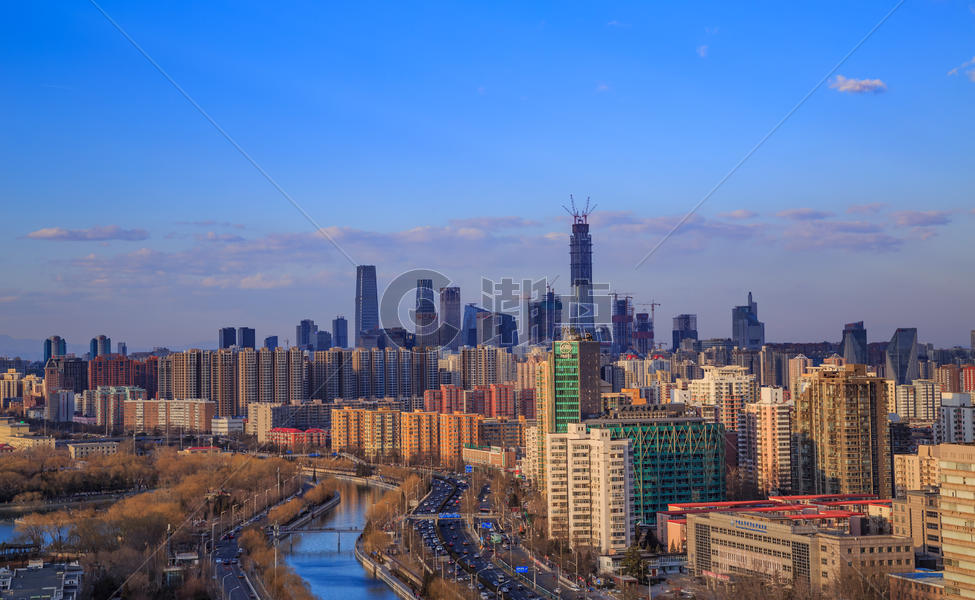 北京城爬楼俯瞰图片素材免费下载
