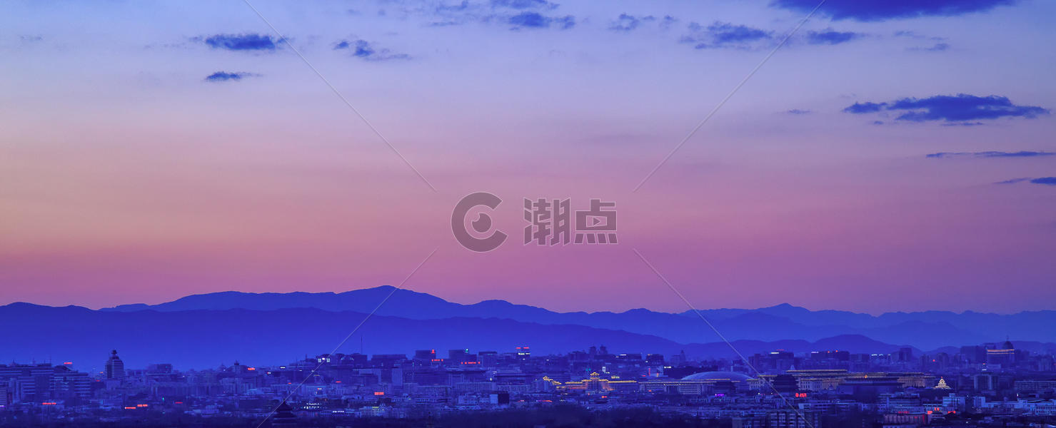 静谧的北京西山图片素材免费下载