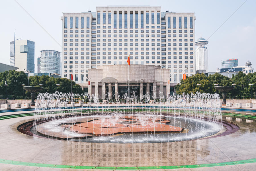 上海市政府人民广场图片素材免费下载