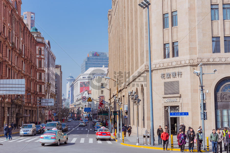 上海黄浦区城市街头图片素材免费下载