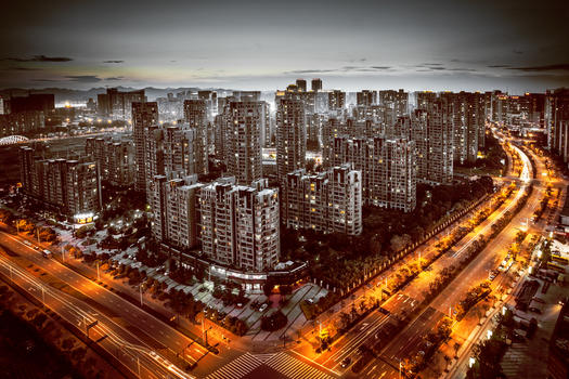 城市高楼楼盘效果图图片素材免费下载