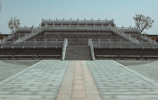 中式园林观景台楼台图片素材免费下载