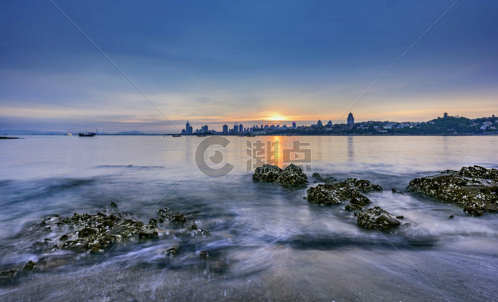 海边夕阳图片素材免费下载