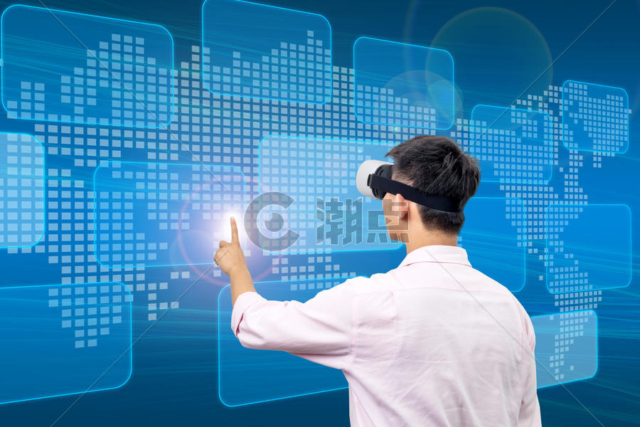 科技感VR虚拟现实图片素材免费下载