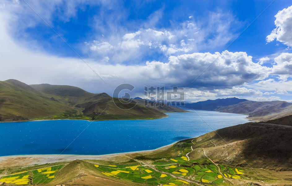 西藏羊卓雍错湖图片素材免费下载