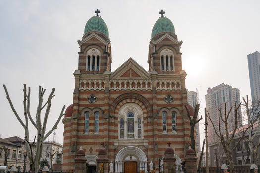 天津天主教堂图片素材免费下载