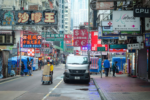 香港街头人文风光图片素材免费下载