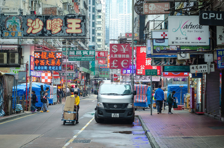 香港街头人文风光图片素材免费下载
