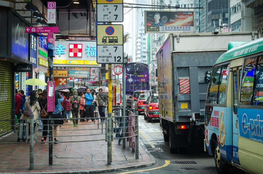 香港街头人文风光图片素材免费下载