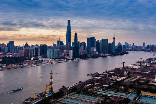 上海爬楼风光建筑摄影图片素材免费下载