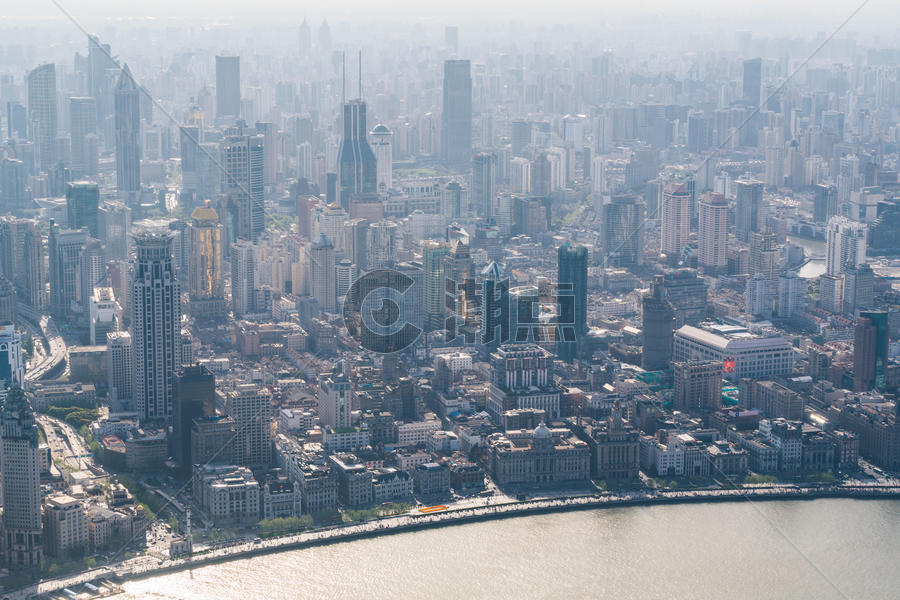 俯视城市风景图片素材免费下载