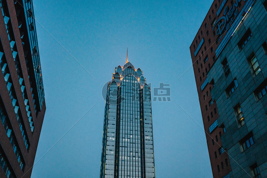 宁波水街夜景拍摄图片素材免费下载