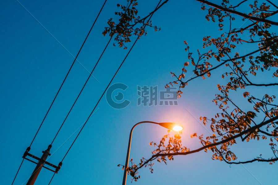 宁波水街夜景拍摄图片素材免费下载