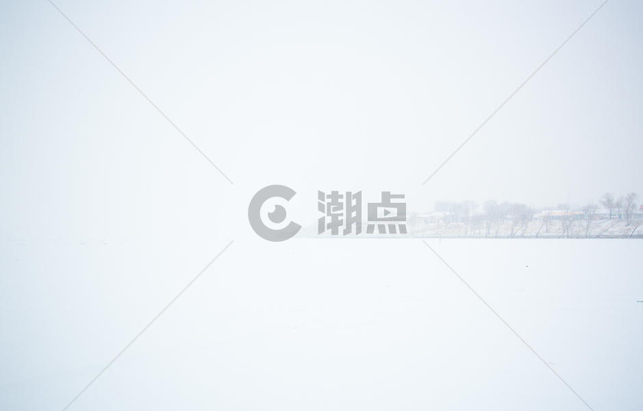 中国北方查干湖雪地图片素材免费下载