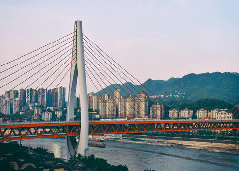 重庆千厮门大桥景观图片素材免费下载