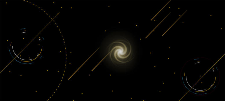 黑色点星科技夜空图片素材免费下载