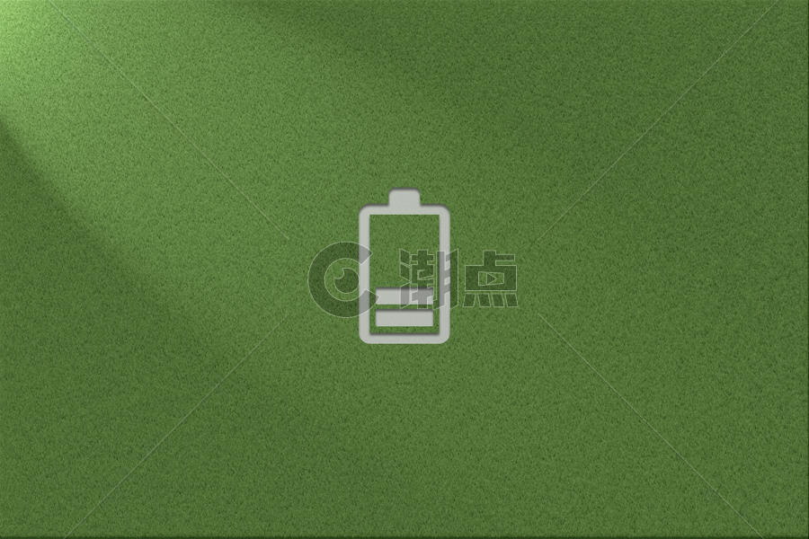 绿色环保健康草地背景电池logo图片素材免费下载