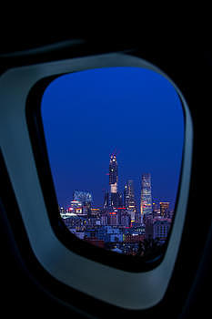 飞机窗外的世界－北京图片素材免费下载