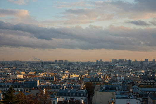 巴黎蒙马特高地景观图片素材免费下载