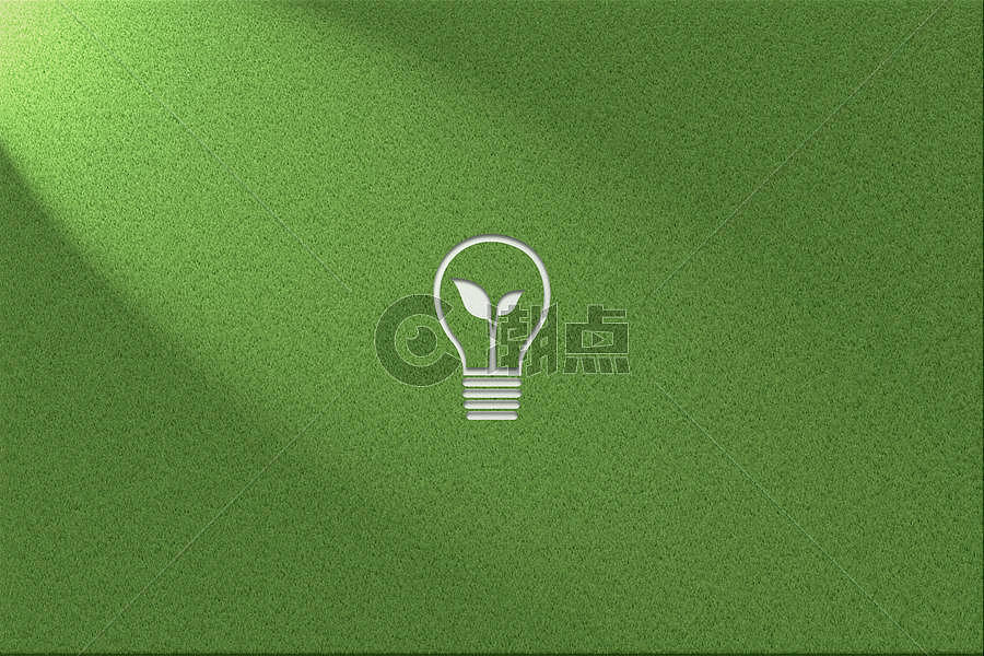 绿色环保健康背景图片节能灯泡logo图片素材免费下载