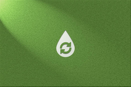 绿色环保健康草地背景水资源logo图片素材免费下载