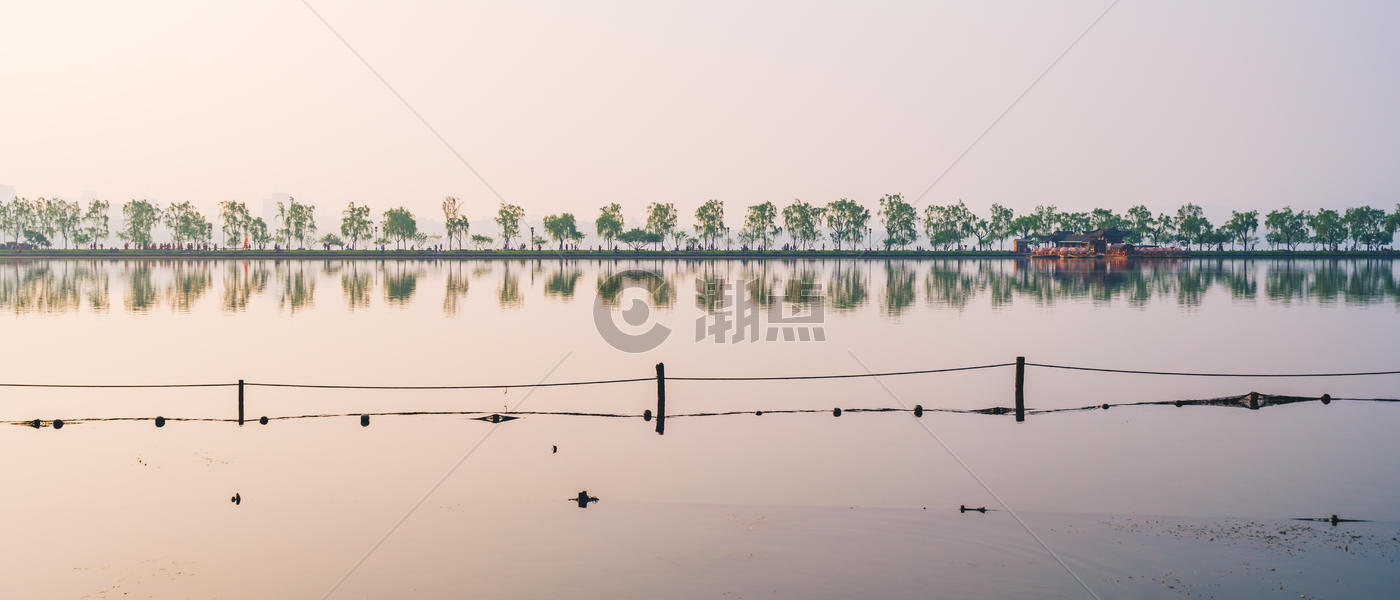 杭州西湖清晨图片素材免费下载