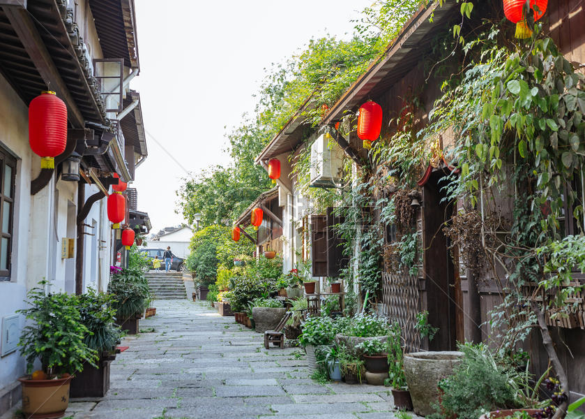 杭州小河直街自然风景图片素材免费下载