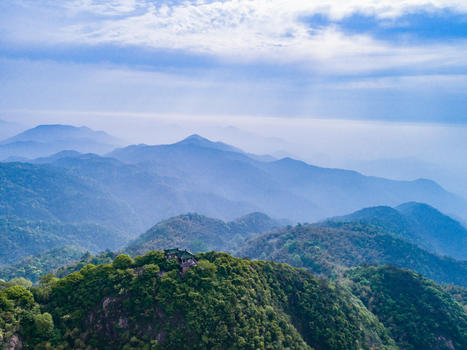 莫干山顶峰自然风景图片素材免费下载
