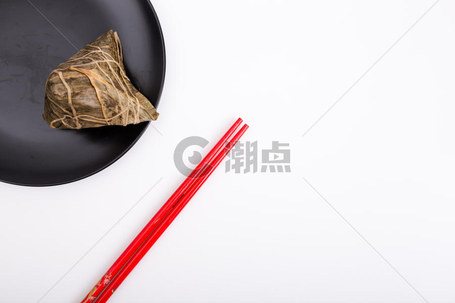 端午节粽子筷子留白背景图片素材免费下载