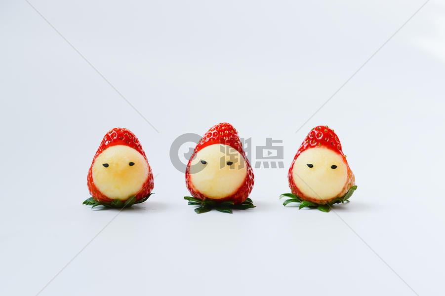 草莓小红帽图片素材免费下载