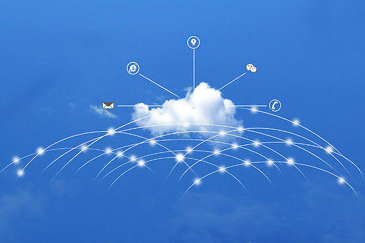 云层上的科技图片素材免费下载