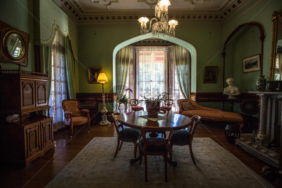 新西兰古堡拉纳克城堡内部客厅图片素材免费下载
