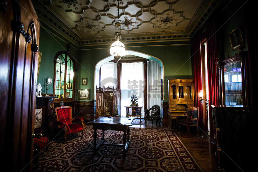 新西兰古堡拉纳克城堡起居室图片素材免费下载
