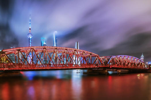 上海的夜图片素材免费下载