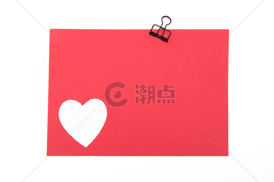 红色爱心夹板卡片底图素材图片素材免费下载