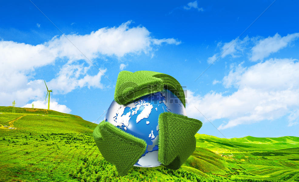 地球家园绿色环保背景图片素材免费下载