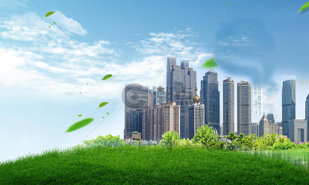 绿化大都市图片素材免费下载