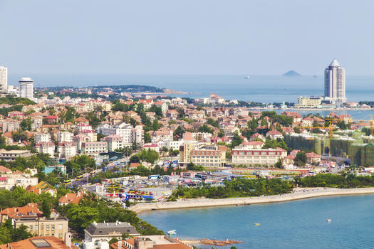 海滨城市风景图片素材免费下载