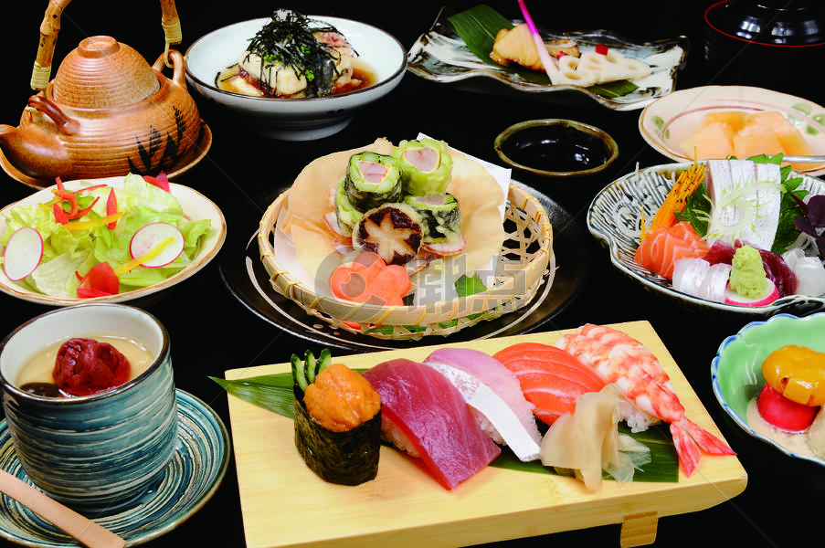 日本寿司套餐图片素材免费下载