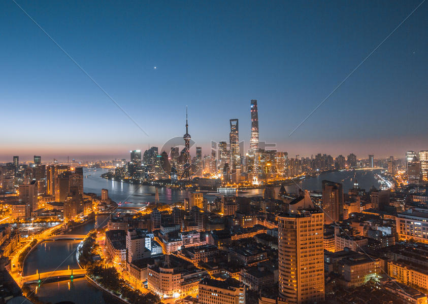 上海地标陆家嘴建筑群图片素材免费下载
