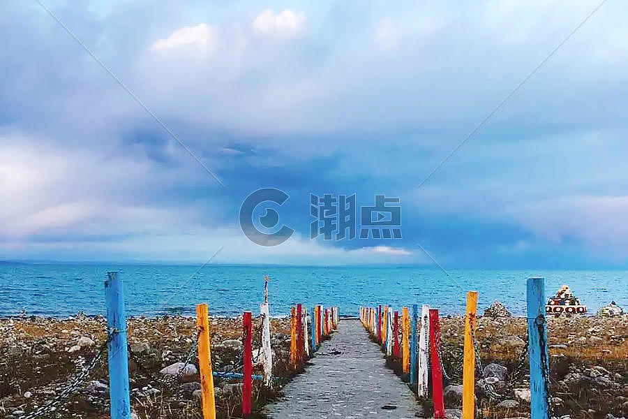 青海湖的早晨图片素材免费下载