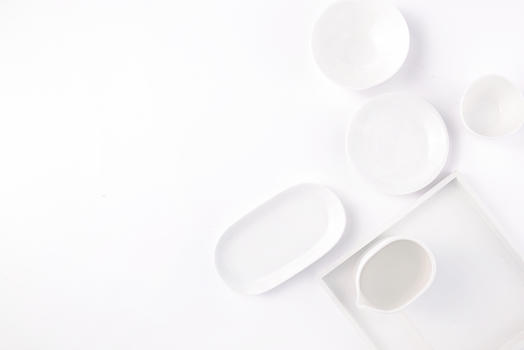 白色器皿静物图片素材免费下载