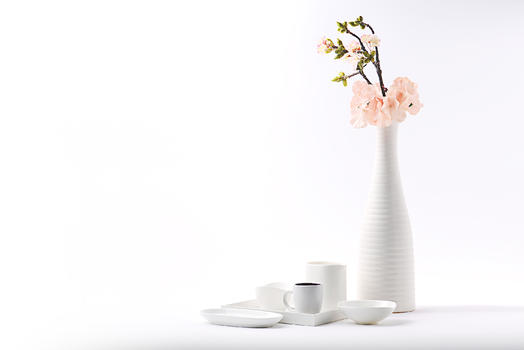 白色花瓶器皿静物图片素材免费下载
