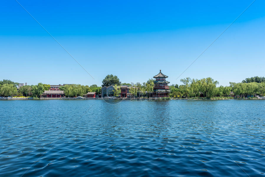 北京什刹海风光图片素材免费下载