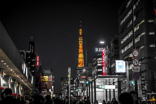 东京铁塔图片素材免费下载