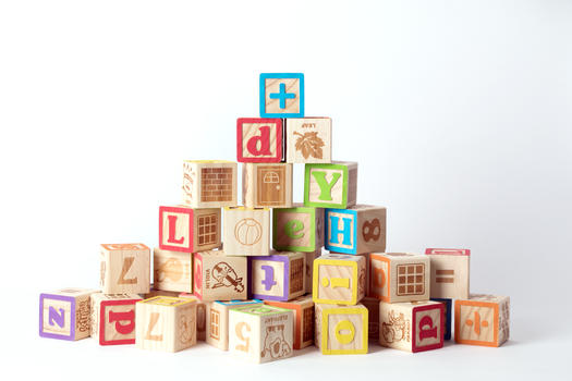 儿童节方块堆叠图片素材免费下载