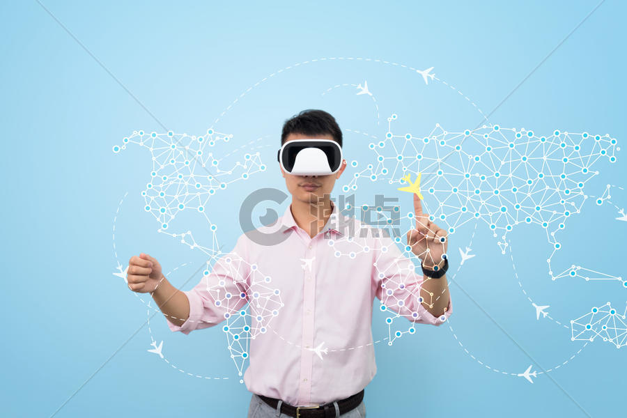 VR眼镜科技点击图片素材免费下载
