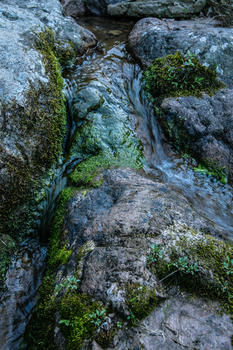 清新自然小溪水流风景图片素材免费下载