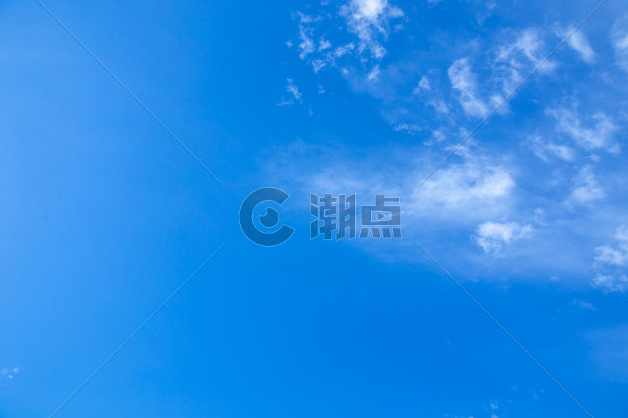 清新蓝天白云背景素材图片素材免费下载